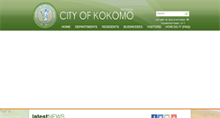 Desktop Screenshot of cityofkokomo.org